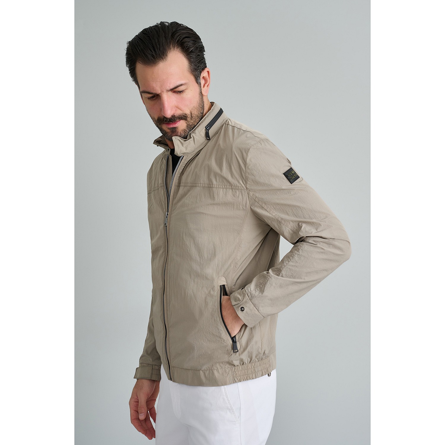Navy & Green Ανδρικό Τζάκετ