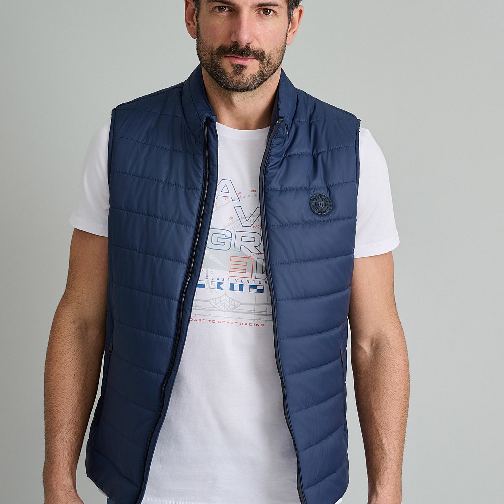 Navy & Green Ανδρικό Γιλέκο