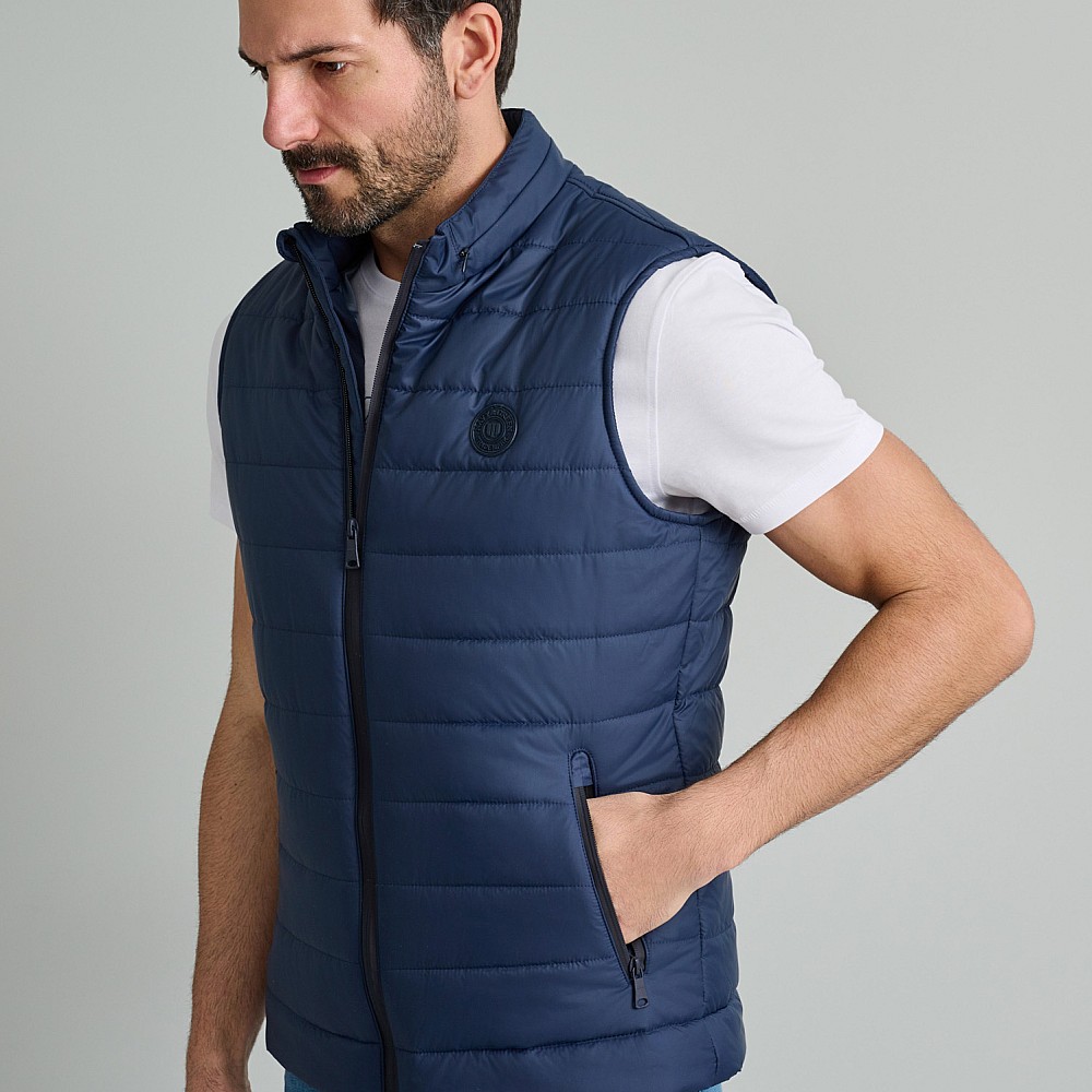 Navy & Green Ανδρικό Γιλέκο