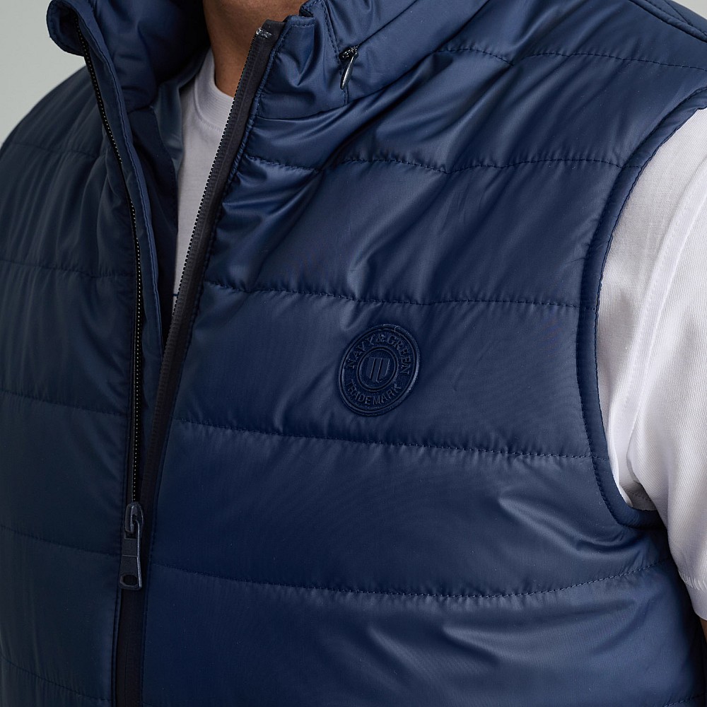 Navy & Green Ανδρικό Γιλέκο