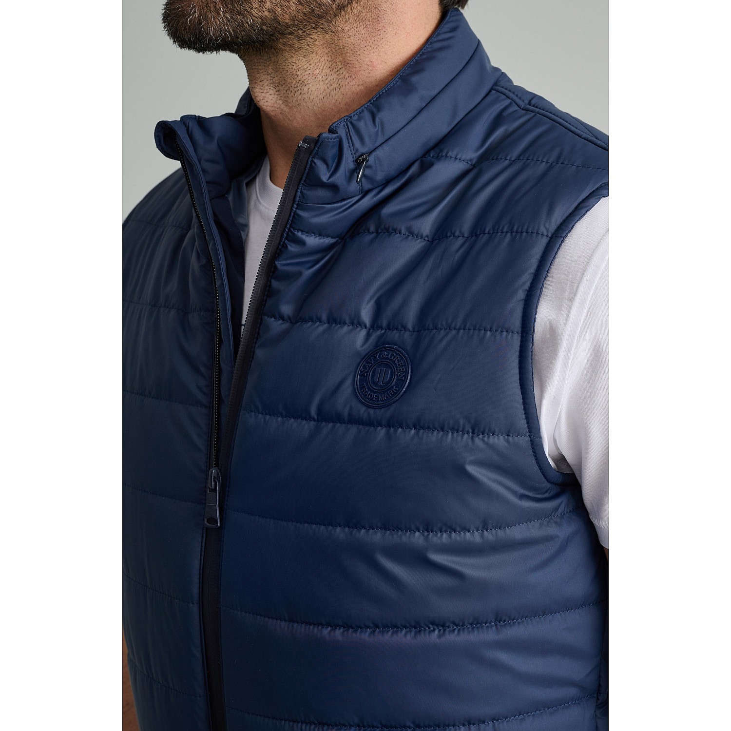 Navy & Green Ανδρικό Γιλέκο