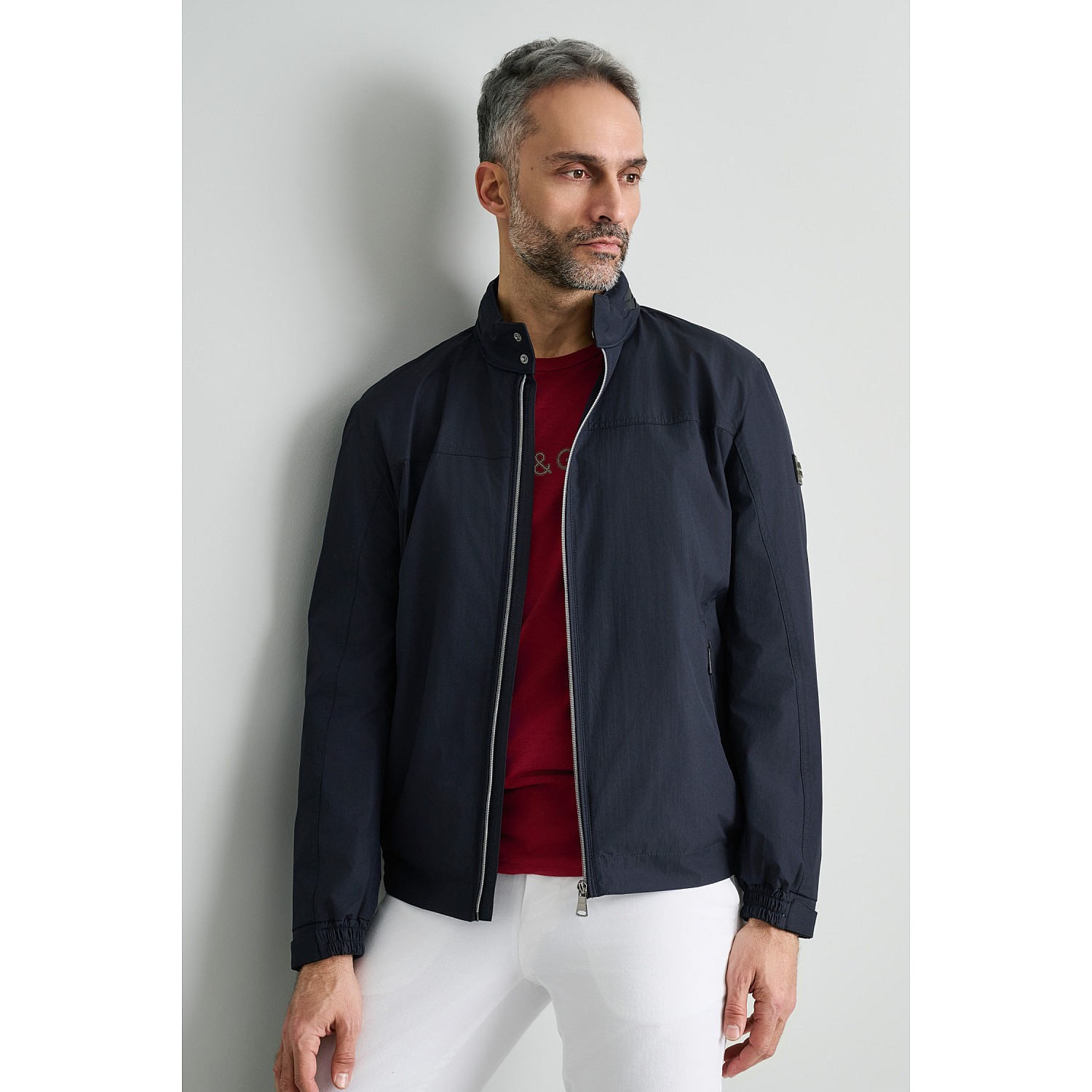 Navy & Green Ανδρικό Τζάκετ