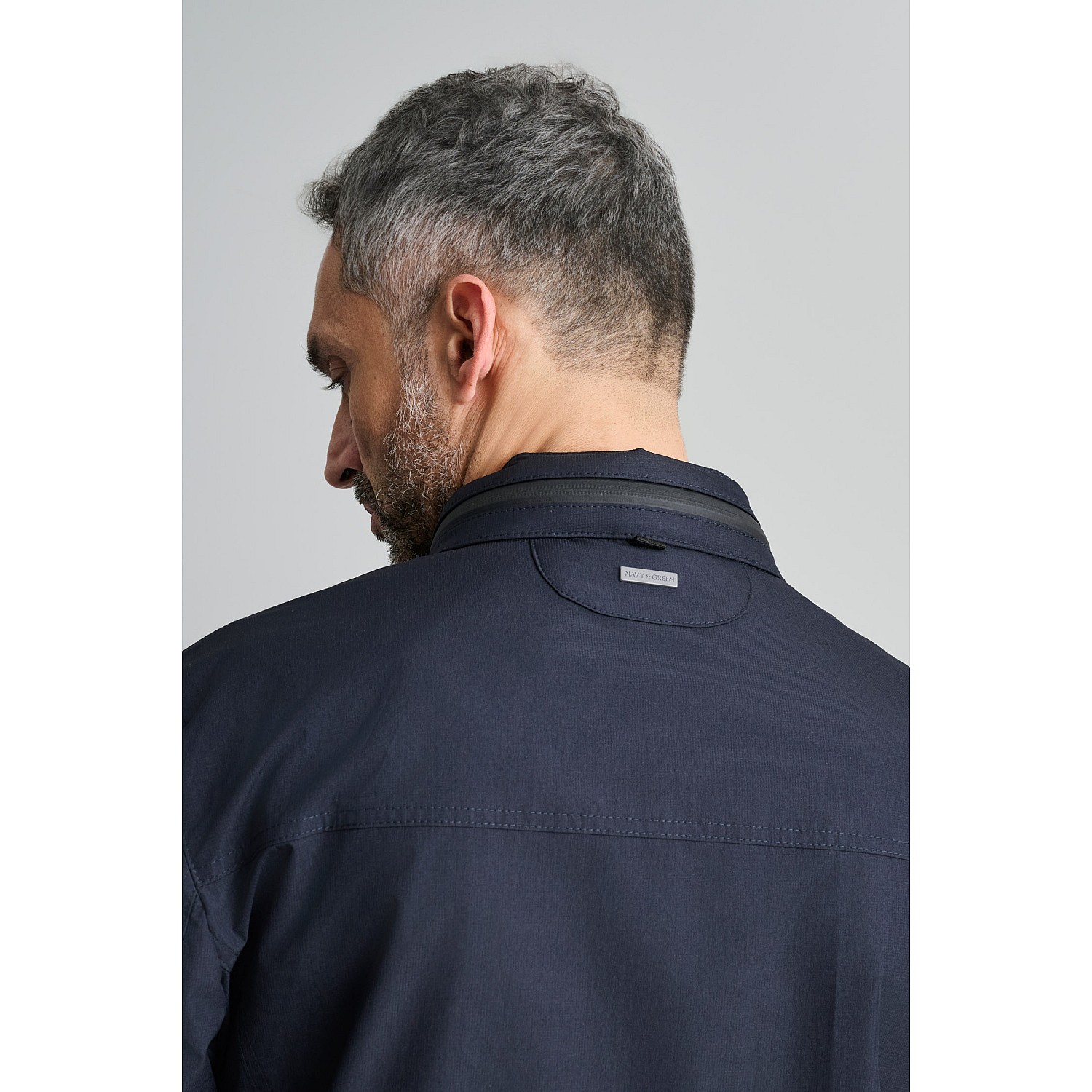 Navy & Green Ανδρικό Τζάκετ