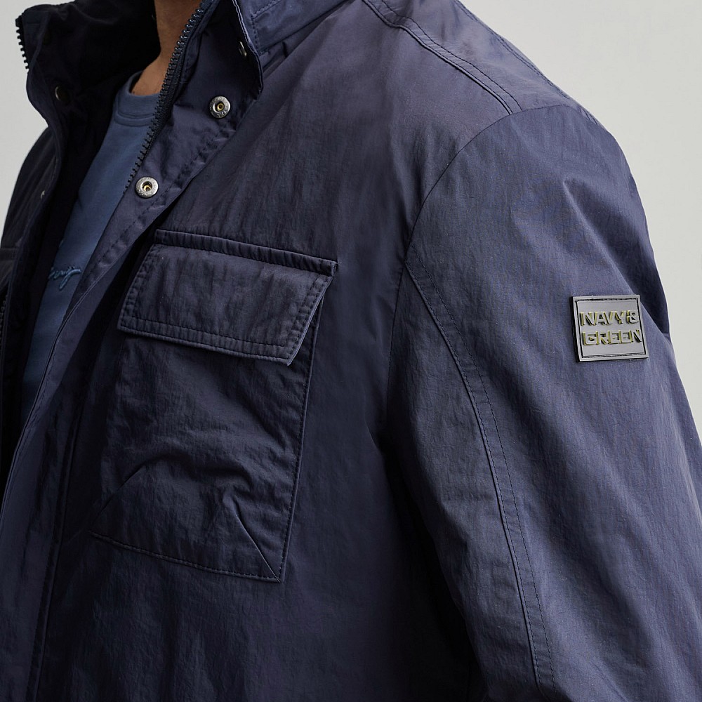 Navy & Green Ανδρικό Τζάκετ