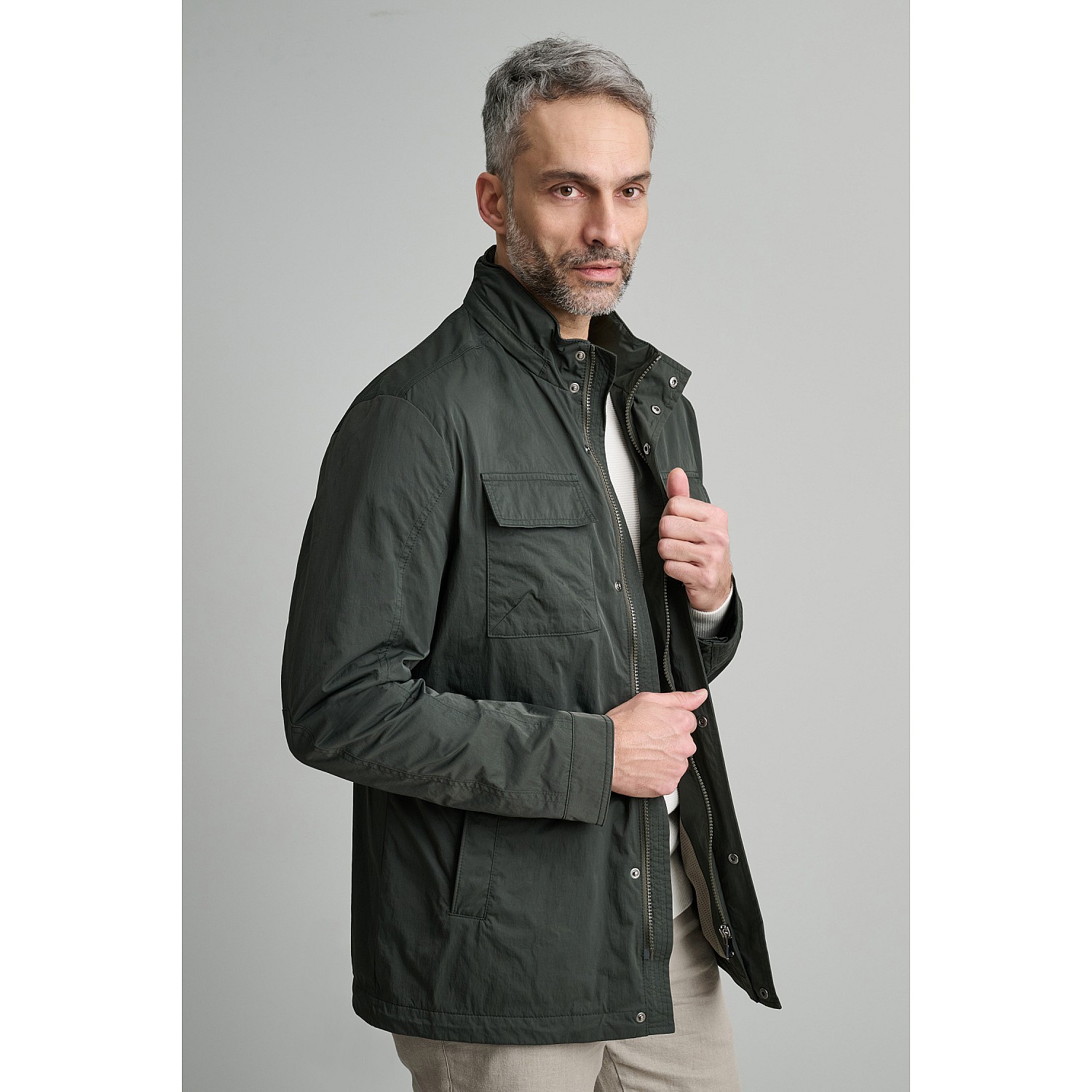 Navy & Green Ανδρικό Τζάκετ