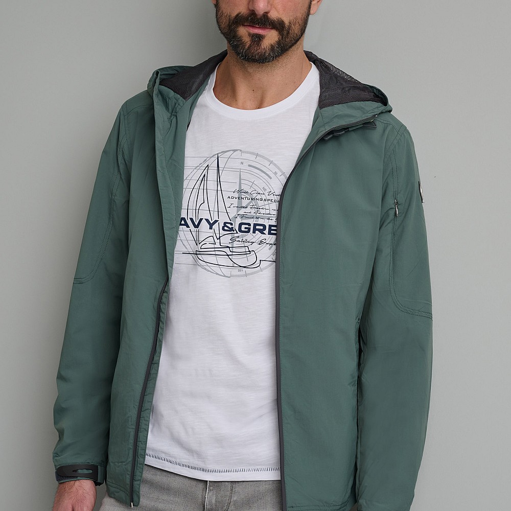 Navy & Green Ανδρικό Τζάκετ