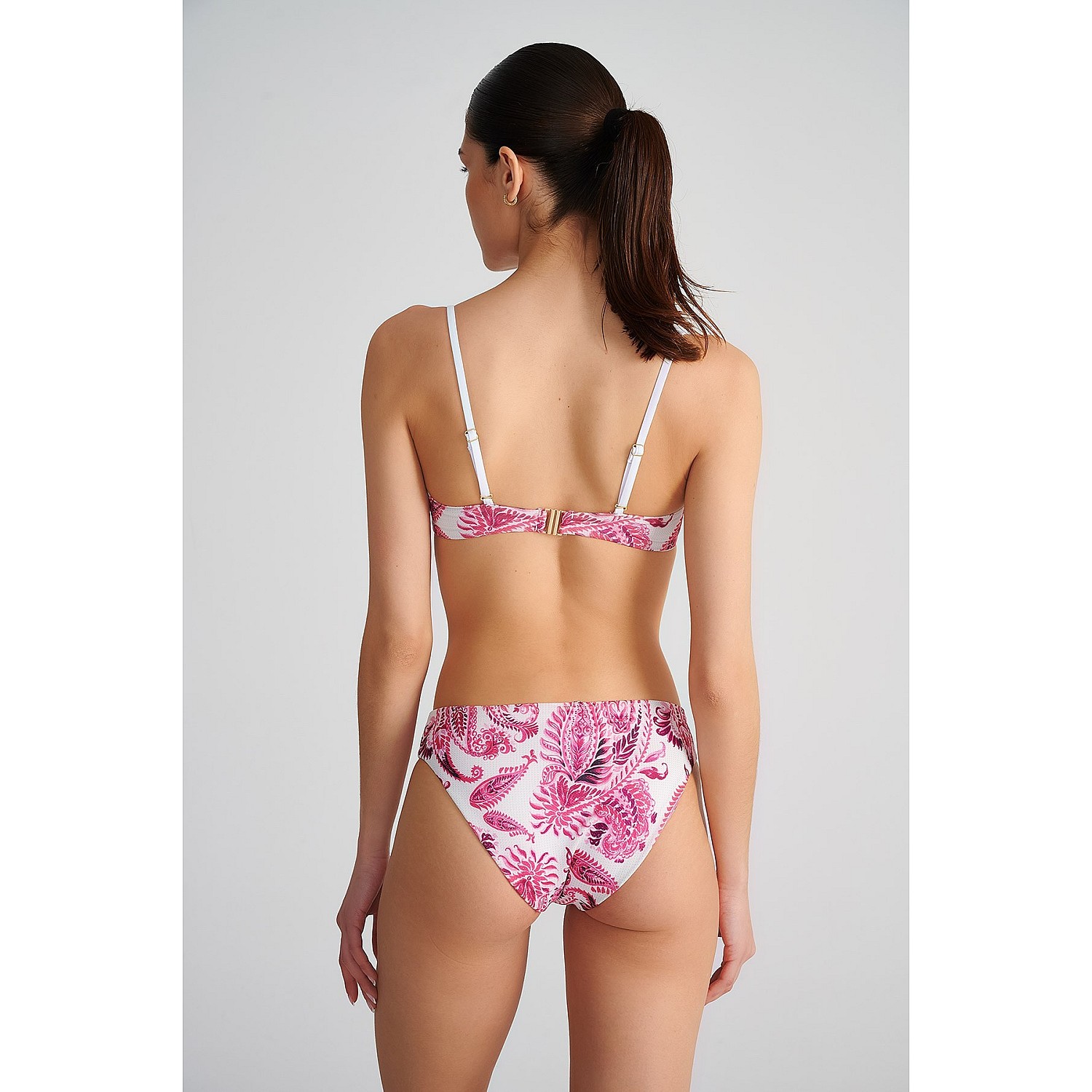 Sugarfree Στραπλες Push-Up Μαγιο Μπικινι Τοπ Με Φλοραλ Τυπωμα