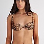 Sugarfree Animal Print Μπικινι Τοπ Με Μπανελα