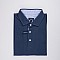 Twill Ανδρικό POLO K.M 100% COTTON ΜΟΝΟΧΡΩΜΟ ΜΕ ΣΤΟΛΙΣΜΑ