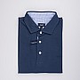 Twill Ανδρικό POLO K.M 100% COTTON ΜΟΝΟΧΡΩΜΟ ΜΕ ΣΤΟΛΙΣΜΑ