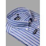 Twill Ανδρικό Button Down Sport Πουκάμισο Μ.Μ