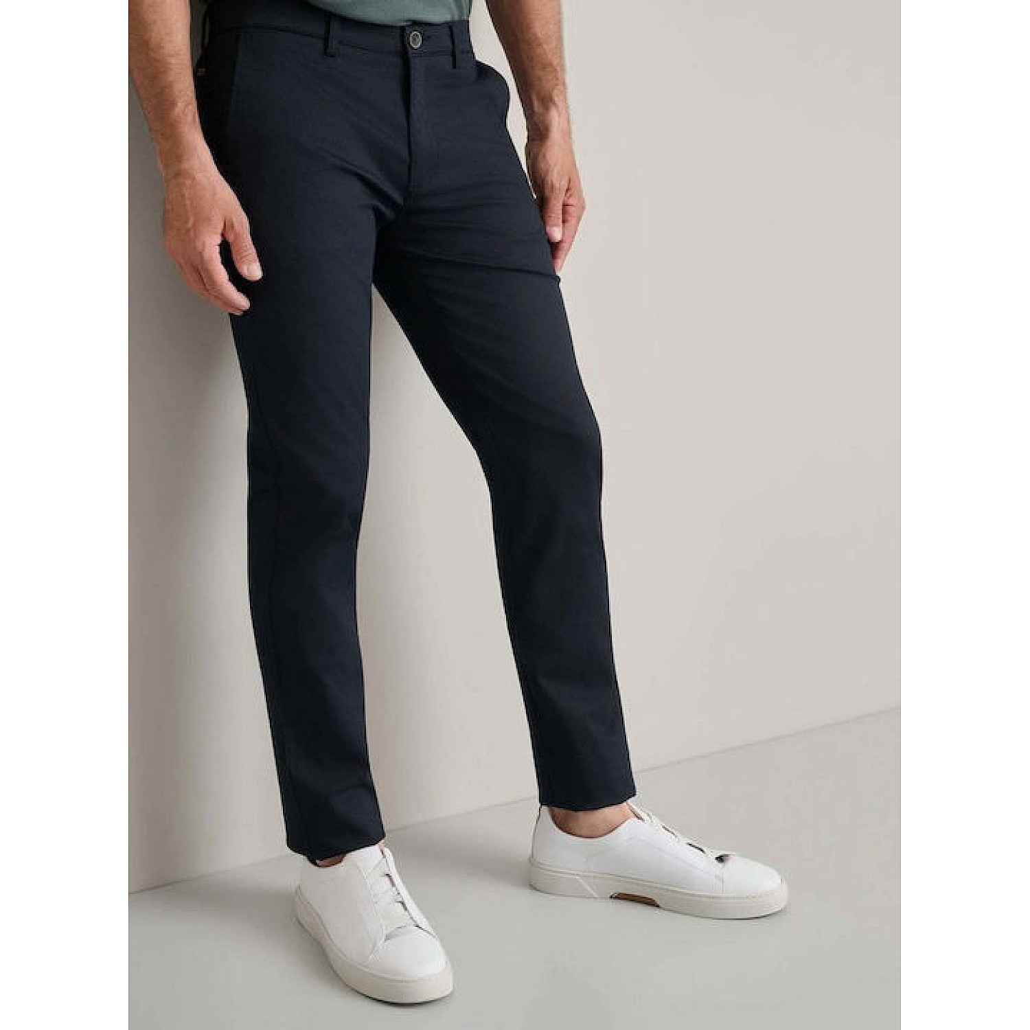 Navy & Green Ανδρικό Παντελόνι Chino Modern Fit