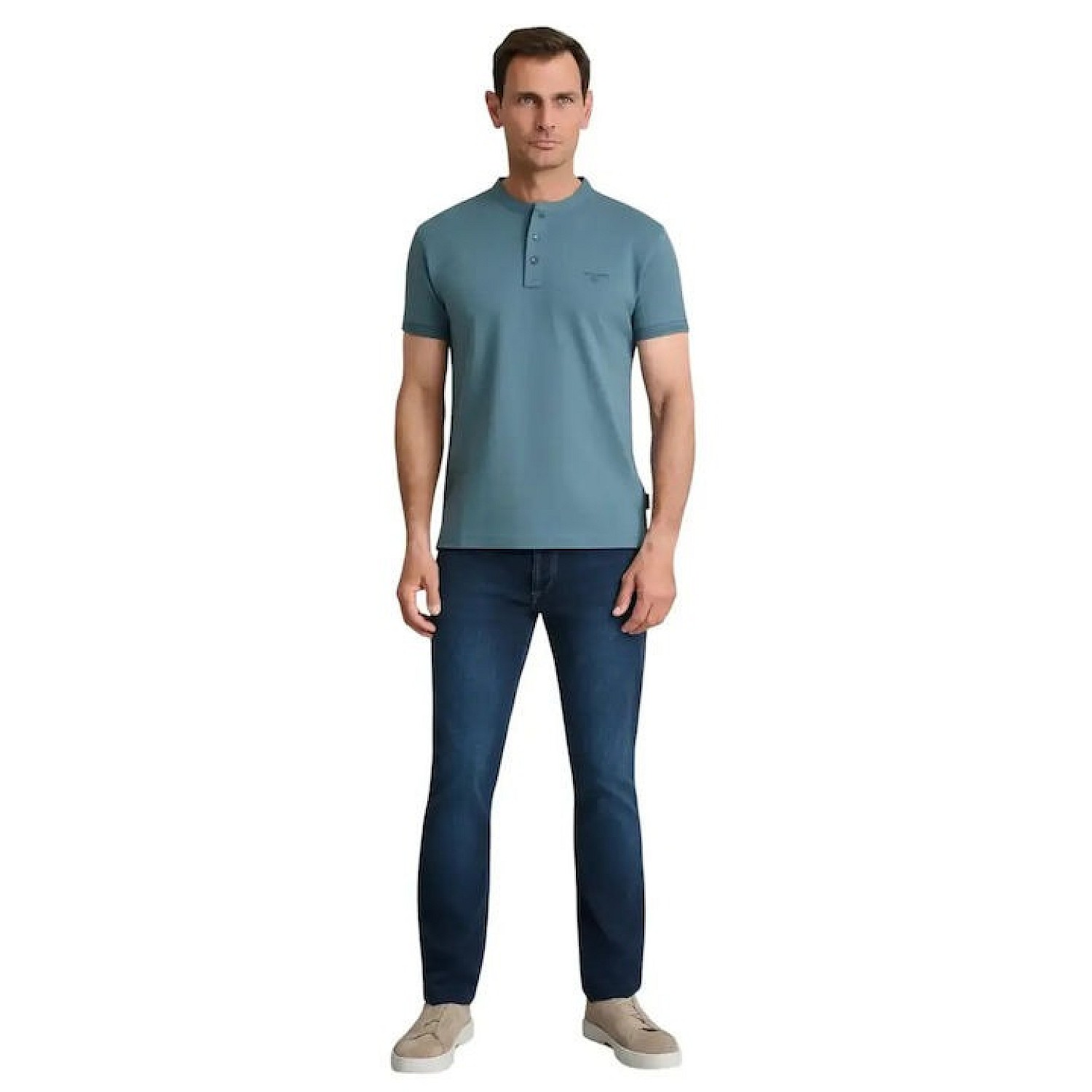 Navy & Green Ανδρικό Jean Regular