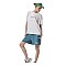Body Action Γυναικειο Oversized T-Shirt Με Κοψιματα