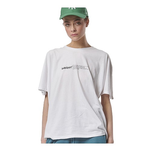Body Action Γυναικειο Oversized T-Shirt Με Κοψιματα