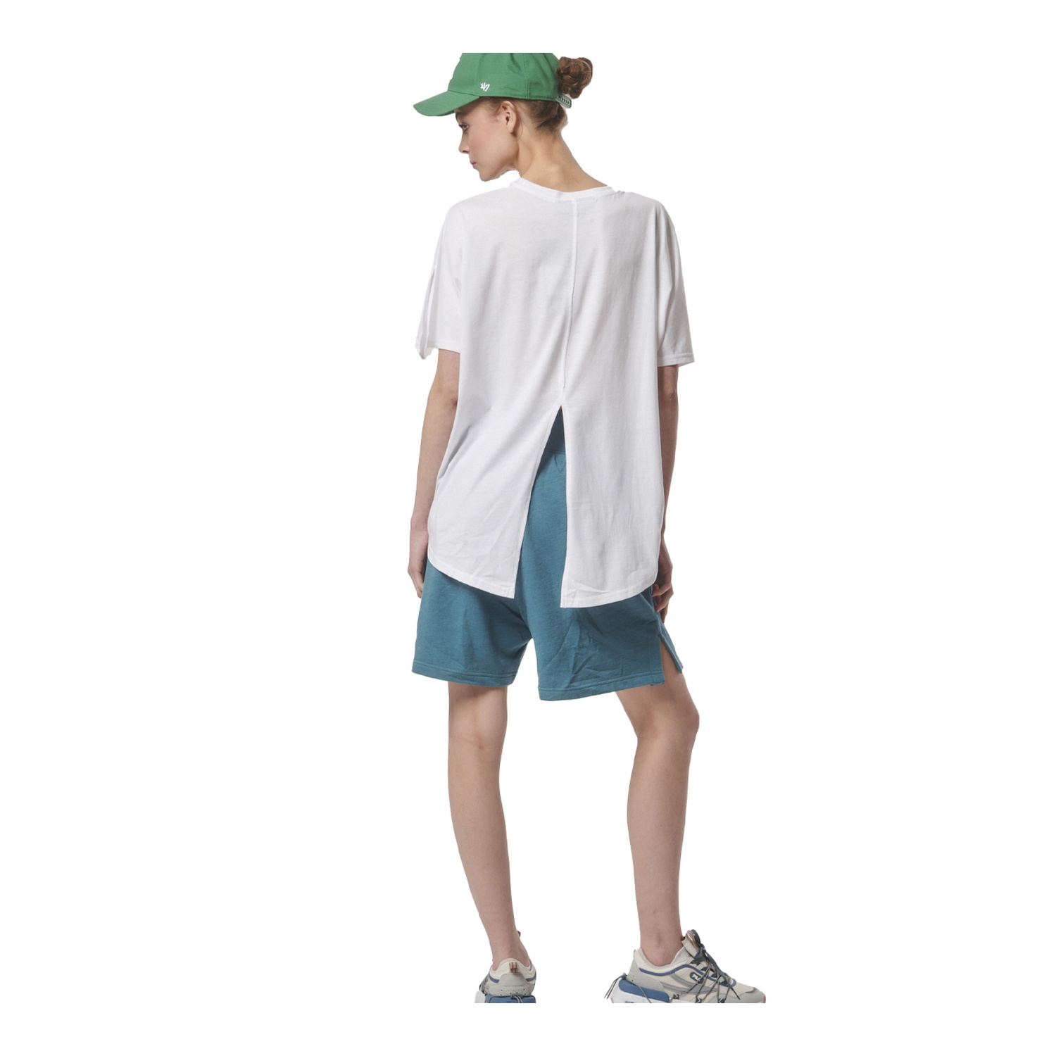 Body Action Γυναικειο Oversized T-Shirt Με Κοψιματα