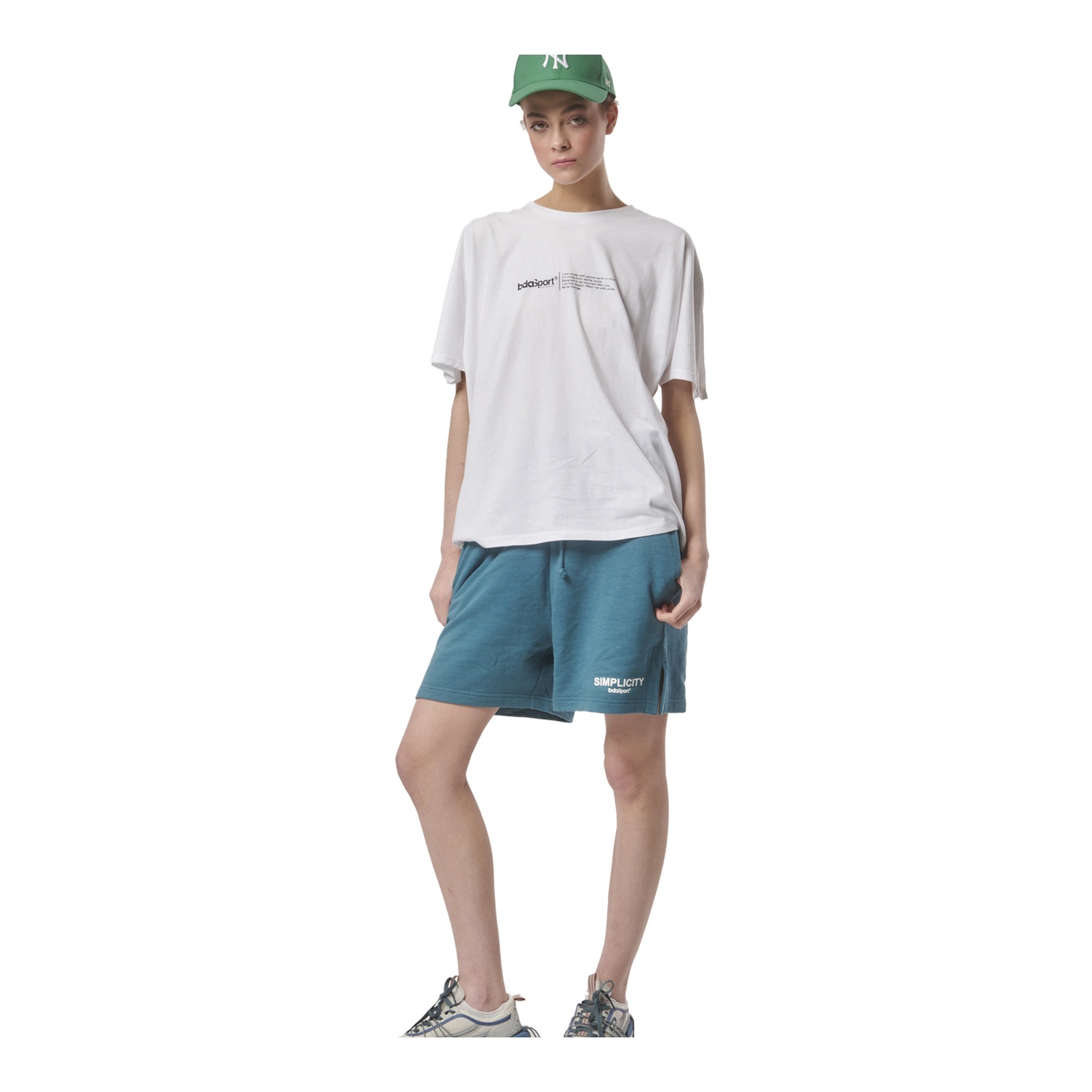 Body Action Γυναικειο Oversized T-Shirt Με Κοψιματα