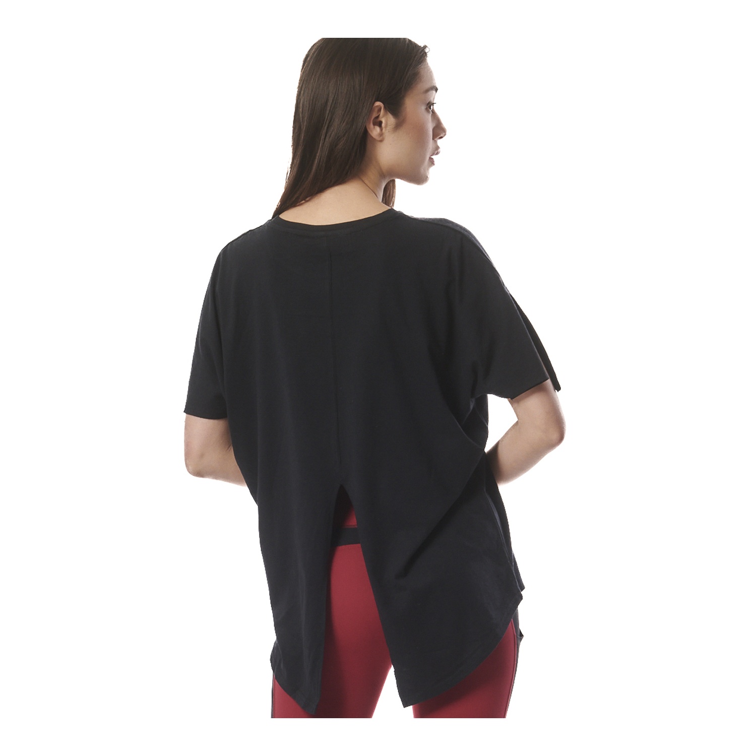 Body Action Γυναικειο Oversized T-Shirt Με Κοψιματα