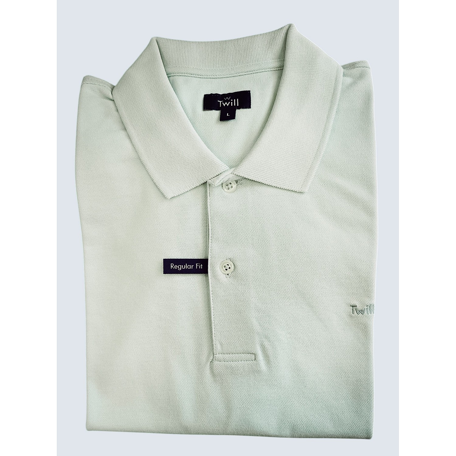 Twill Μπλούζα Polo Κοντό Μανίκι 100% Cotton