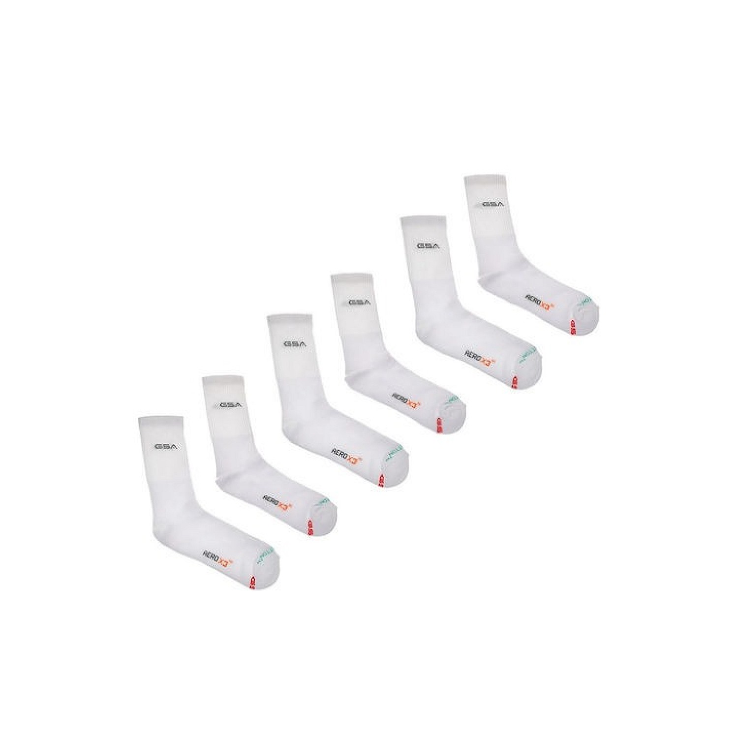Gsa Unisex Κάλτσες Aero X3 3 Pack Organic Plus