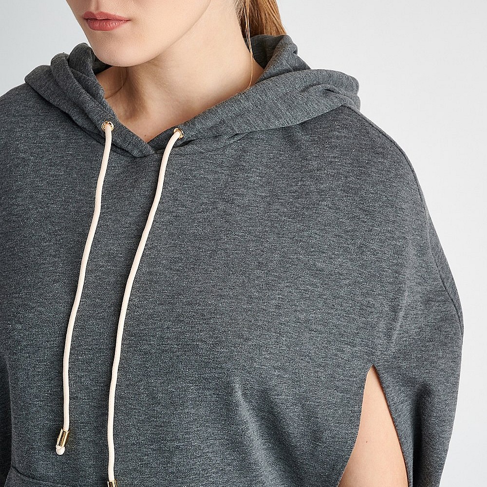Sugarfree Exclusive Βαμβακερη Oversized Φουτερ Καπα