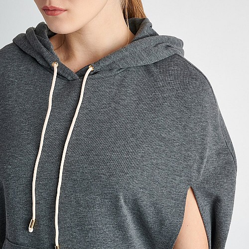Sugarfree Exclusive Βαμβακερη Oversized Φουτερ Καπα