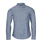 LEVIS ΑΝΔΡΙΚΟ ΠΟΥΚΑΜΙΣΟ Μ.Μ. BATTERY HM SLIM BROWNS