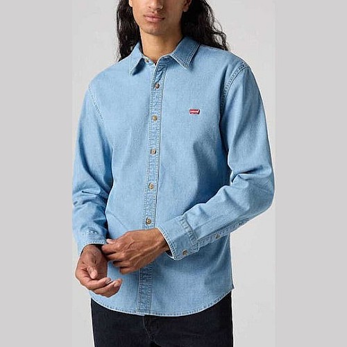 LEVIS ΑΝΔΡΙΚΟ ΠΟΥΚΑΜΙΣΟ Μ.Μ. BATTERY HM SLIM LIGHT INDIG