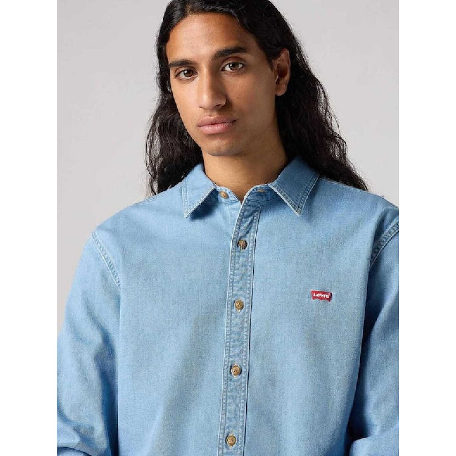 LEVIS ΑΝΔΡΙΚΟ ΠΟΥΚΑΜΙΣΟ Μ.Μ. BATTERY HM SLIM LIGHT INDIG