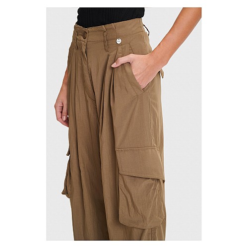 ALE Παντελόνι cargo με paperbag μέση