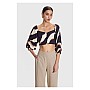 ALE Crop top εμπριμέ
