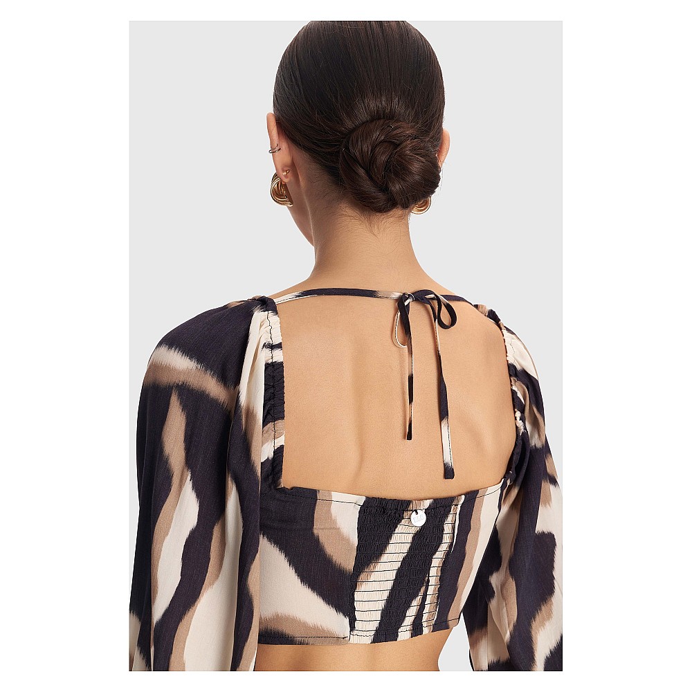 ALE Crop top εμπριμέ