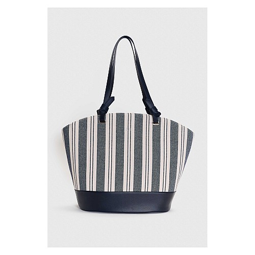 ALE Τσάντα shopper ριγέ