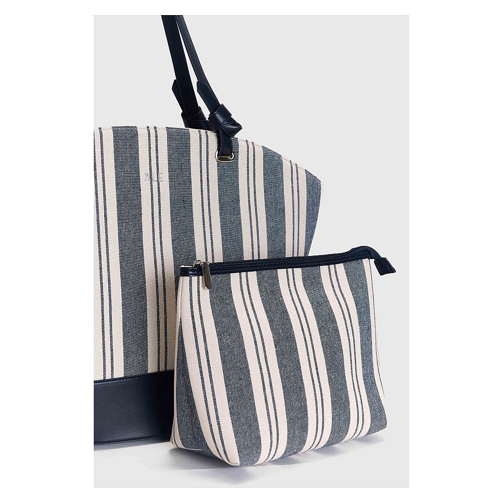 ALE Τσάντα shopper ριγέ