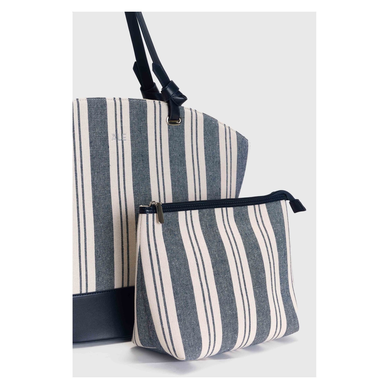 ALE Τσάντα shopper ριγέ