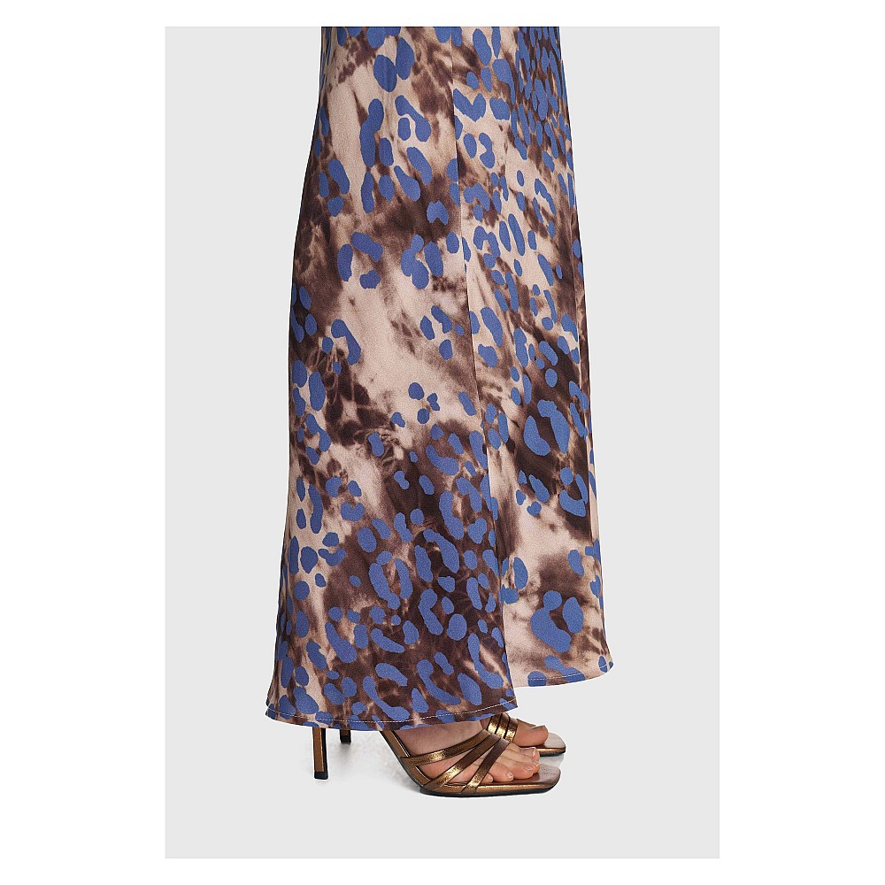 ALE Φούστα μακριά με animal print