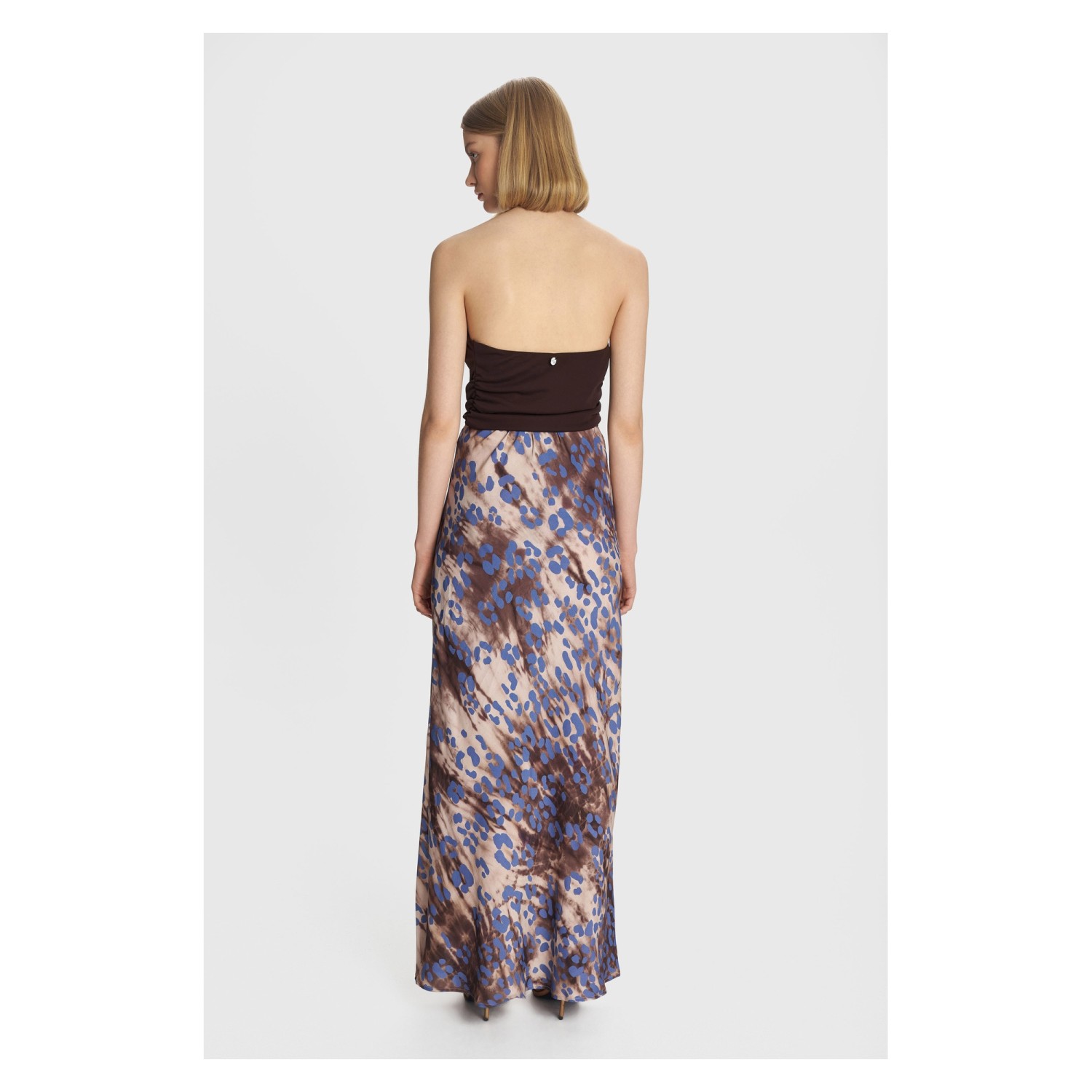 ALE Φούστα μακριά με animal print
