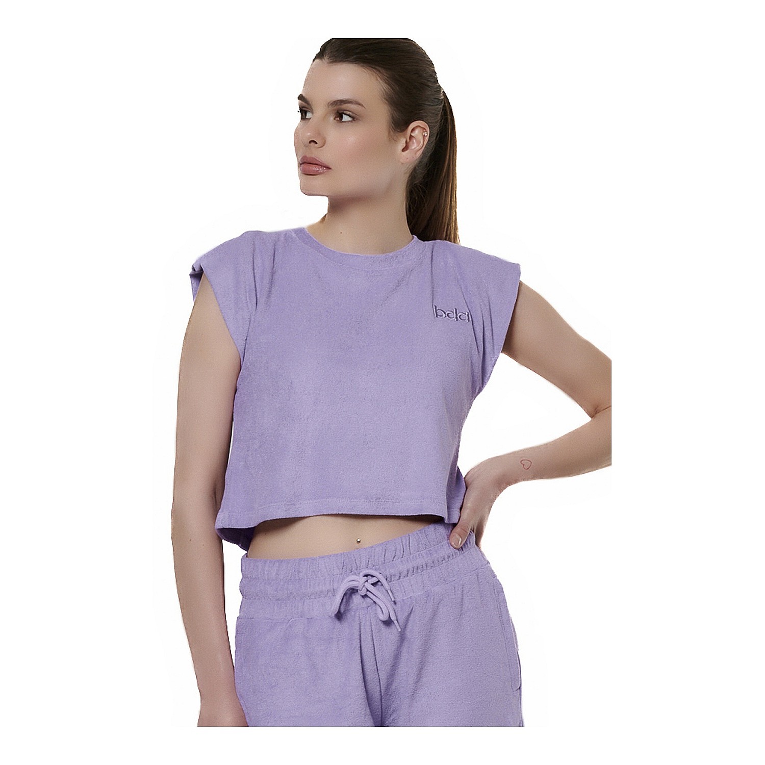 Body Action Γυναικειο Πετσετε Crop Αμανικο