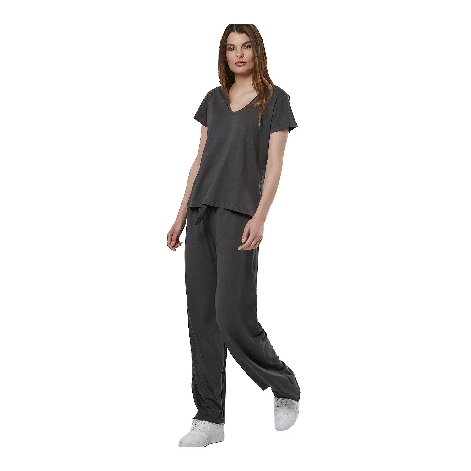 Body Action Γυναικειο V-Neck T-Shirt