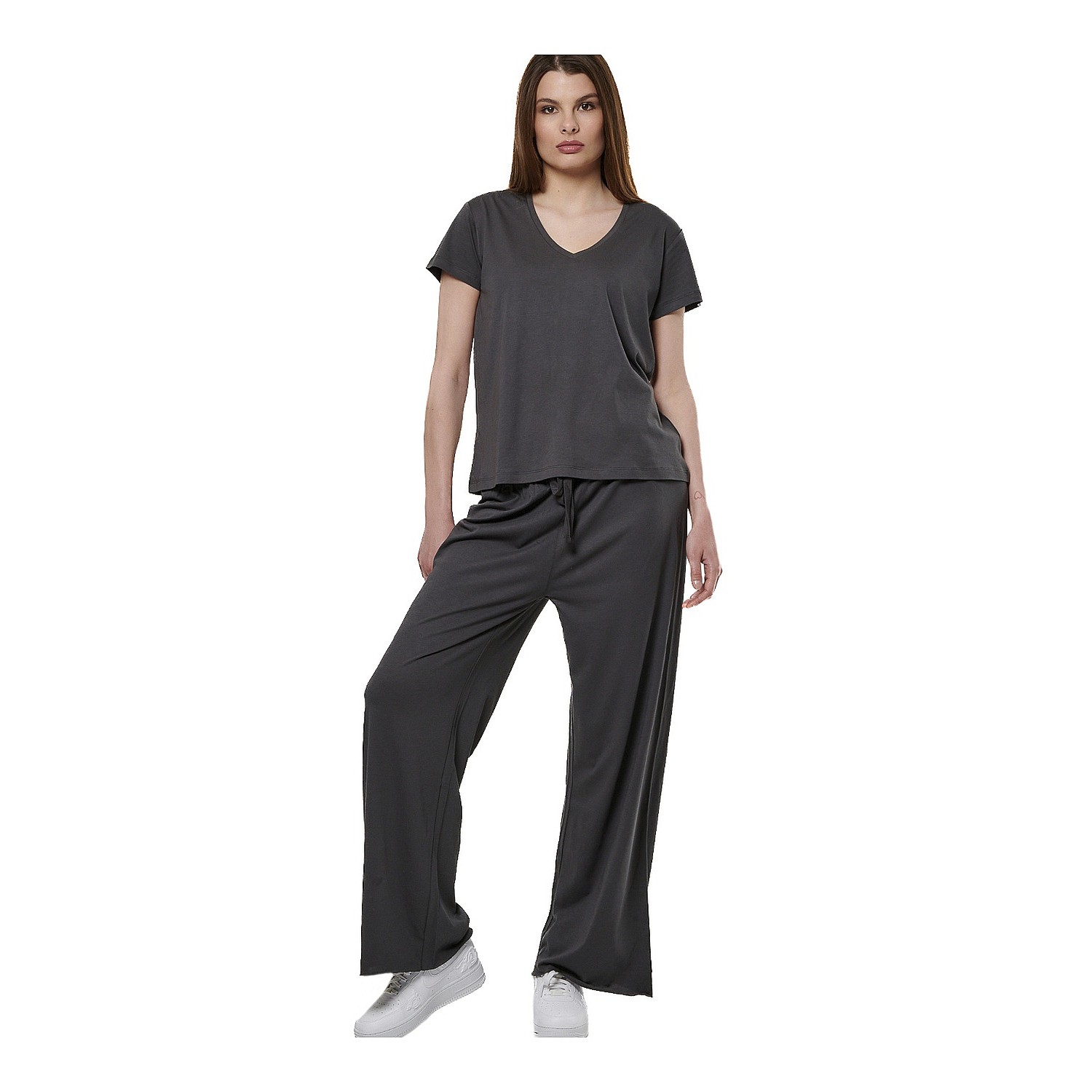 Body Action Γυναικειο V-Neck T-Shirt