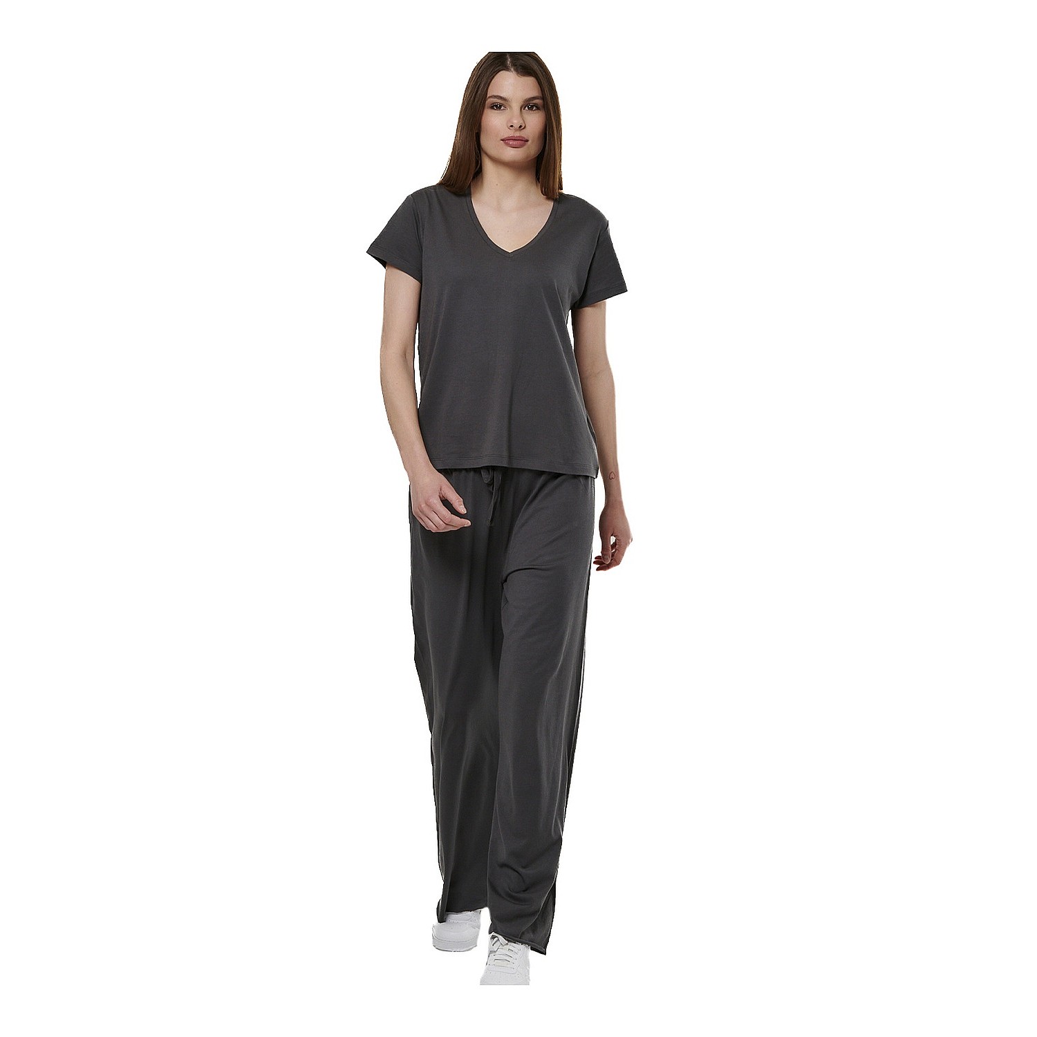 Body Action Γυναικειο V-Neck T-Shirt