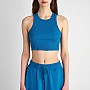 Sugarfree ΒΑΜΒΑΚΕΡΟ ΚΟΝΤΟ ΡΙΜΠ ΤΟΠ ΜΕ ΛΑΙΜΟΚΟΨΗ HALTER