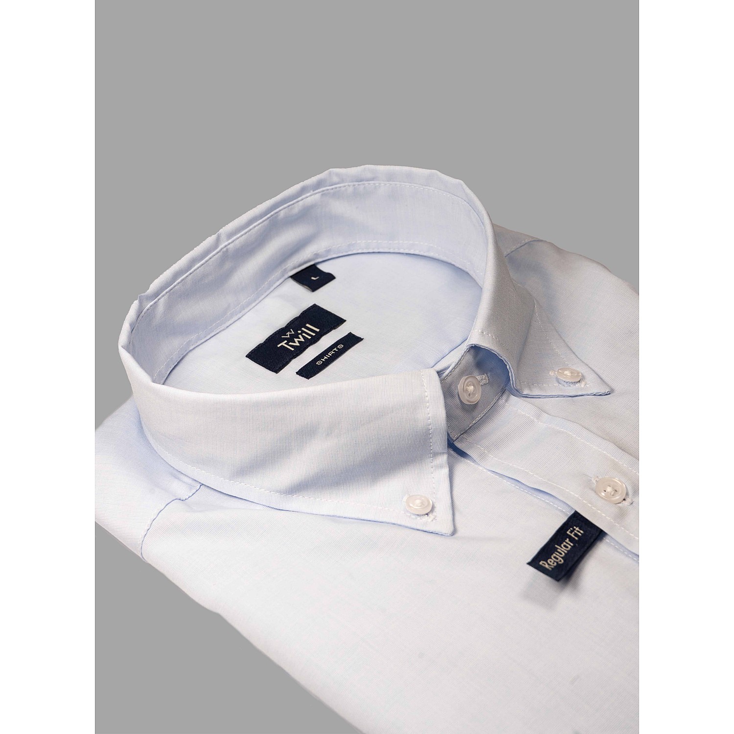 Twill Ανδρικό Πουκάμισο SPORT M.M 100% COTTON ΜΟΝΟΧΡΩΜΟ