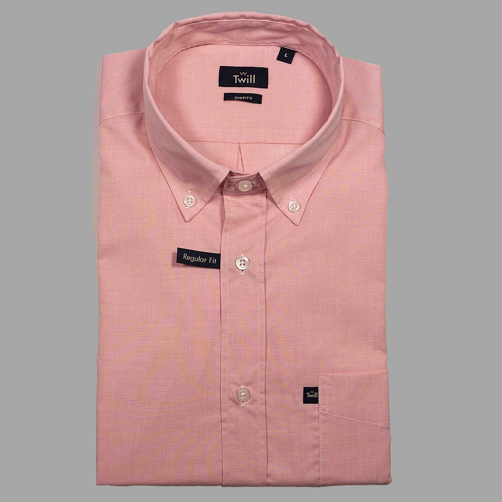 Twill Ανδρικό Button Down Sport Πουκάμισο Μ.Μ
