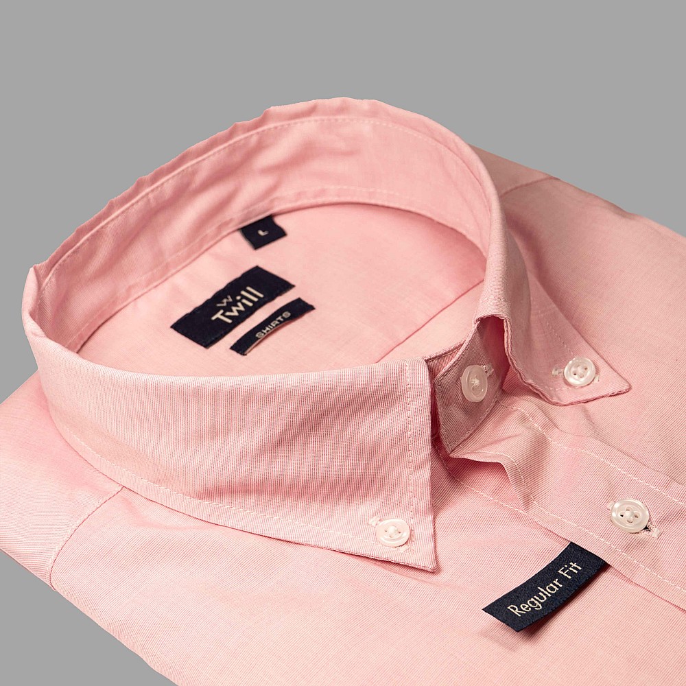 Twill Ανδρικό Button Down Sport Πουκάμισο Μ.Μ