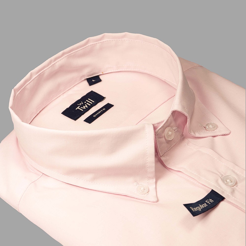 Twill Ανδρικό Πουκάμισο SPORT M.M 100% COTTON ΜΟΝΟΧΡΩΜΟ