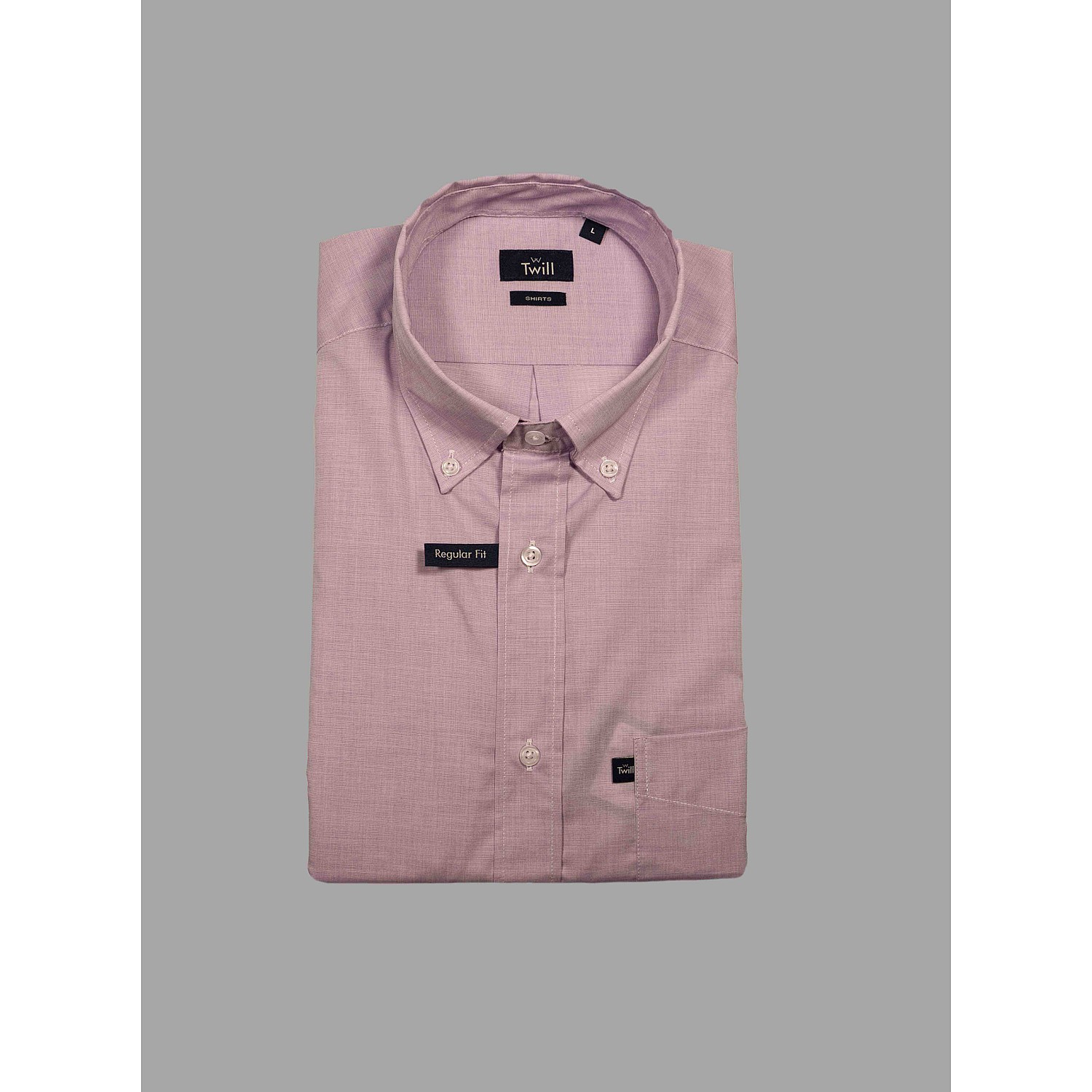 Twill Ανδρικό Button Down Sport Πουκάμισο Μ.Μ