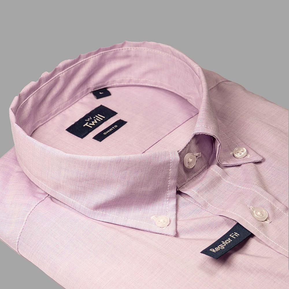 Twill Ανδρικό Button Down Sport Πουκάμισο Μ.Μ