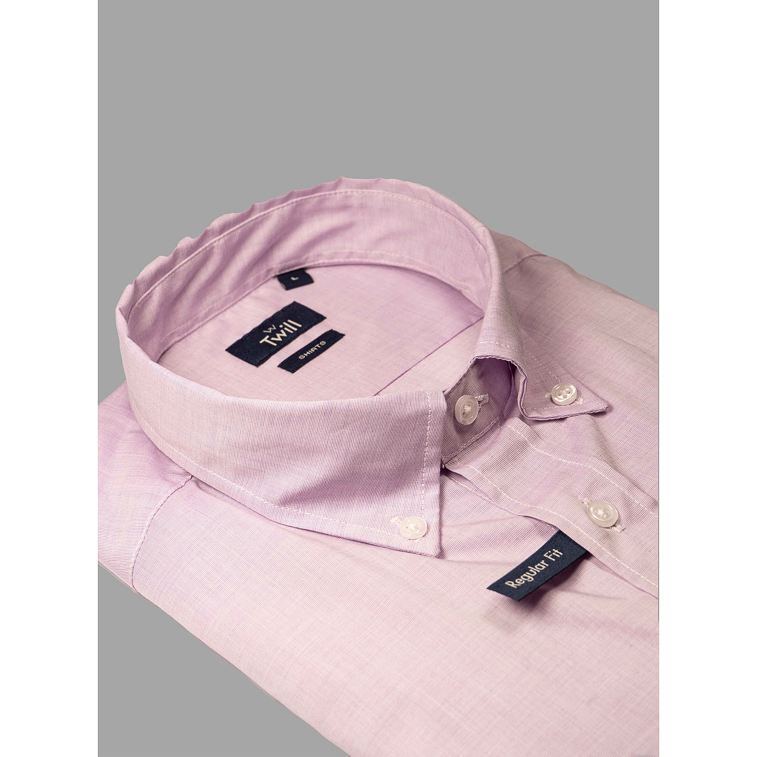 Twill Ανδρικό Button Down Sport Πουκάμισο Μ.Μ