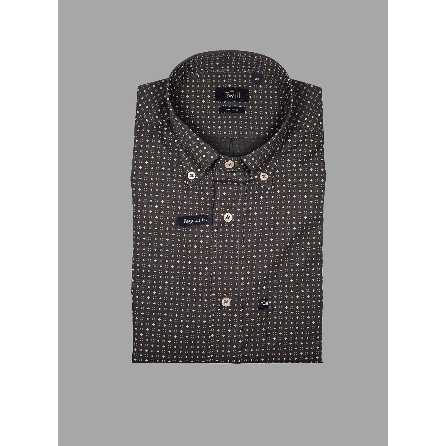Twill Ανδρικό Πουκάμισο SPORT M.M 100% COTTON ΣΧΕΔΙΑΣΤΟ
